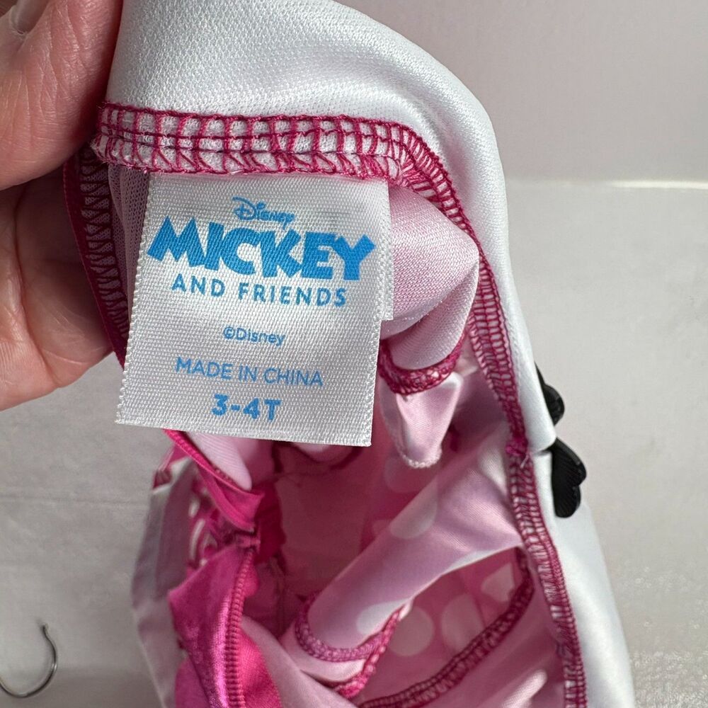Disney Mickey and Friends Spirit Halloween Store Minnie Mouse Costume 3-4T Pink - Picture 7 of 9